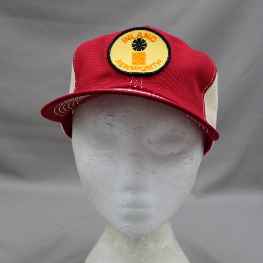 Vintage Patched Trucker Hat - Inland Kenworth by K Brand - Adult Snapback